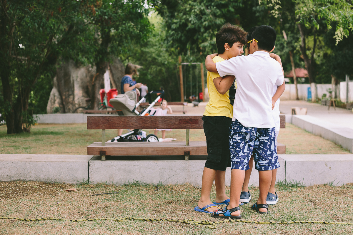 aniversário infantil de mateas no parque do baobá