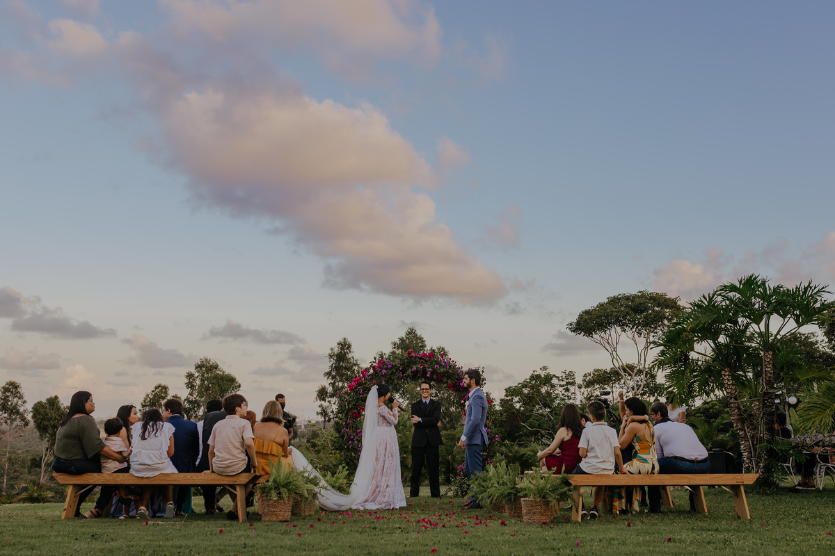 mini wedding, casamento de dia, sitio horizonte azul, por do sol, casamento Recife, Fotografia e Filme SuperClick 