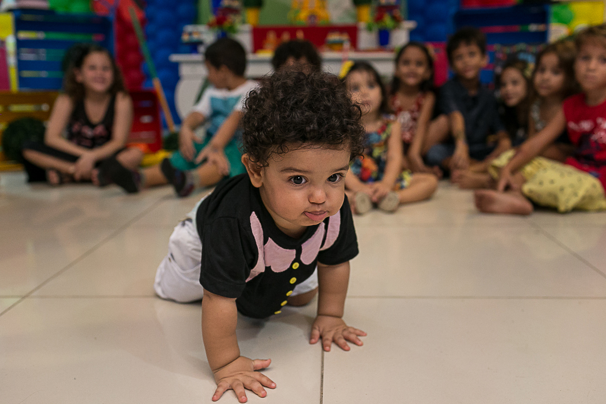 Fotografia aniversário 1 aninho Theo em Jaboatão feito pelo Super Click