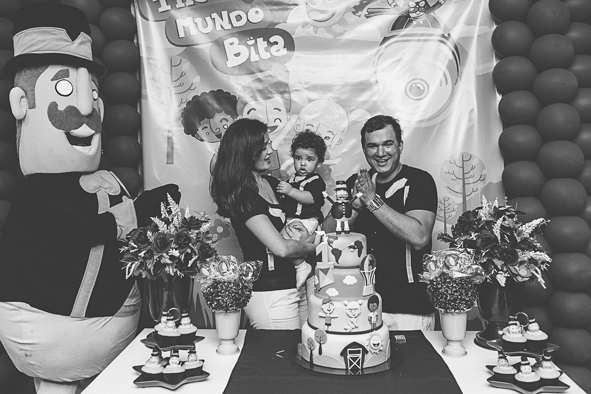 Fotografia aniversário 1 aninho Theo em Jaboatão feito pelo Super Click