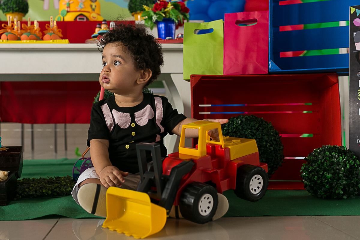 Fotografia aniversário 1 aninho Theo em Jaboatão feito pelo Super Click