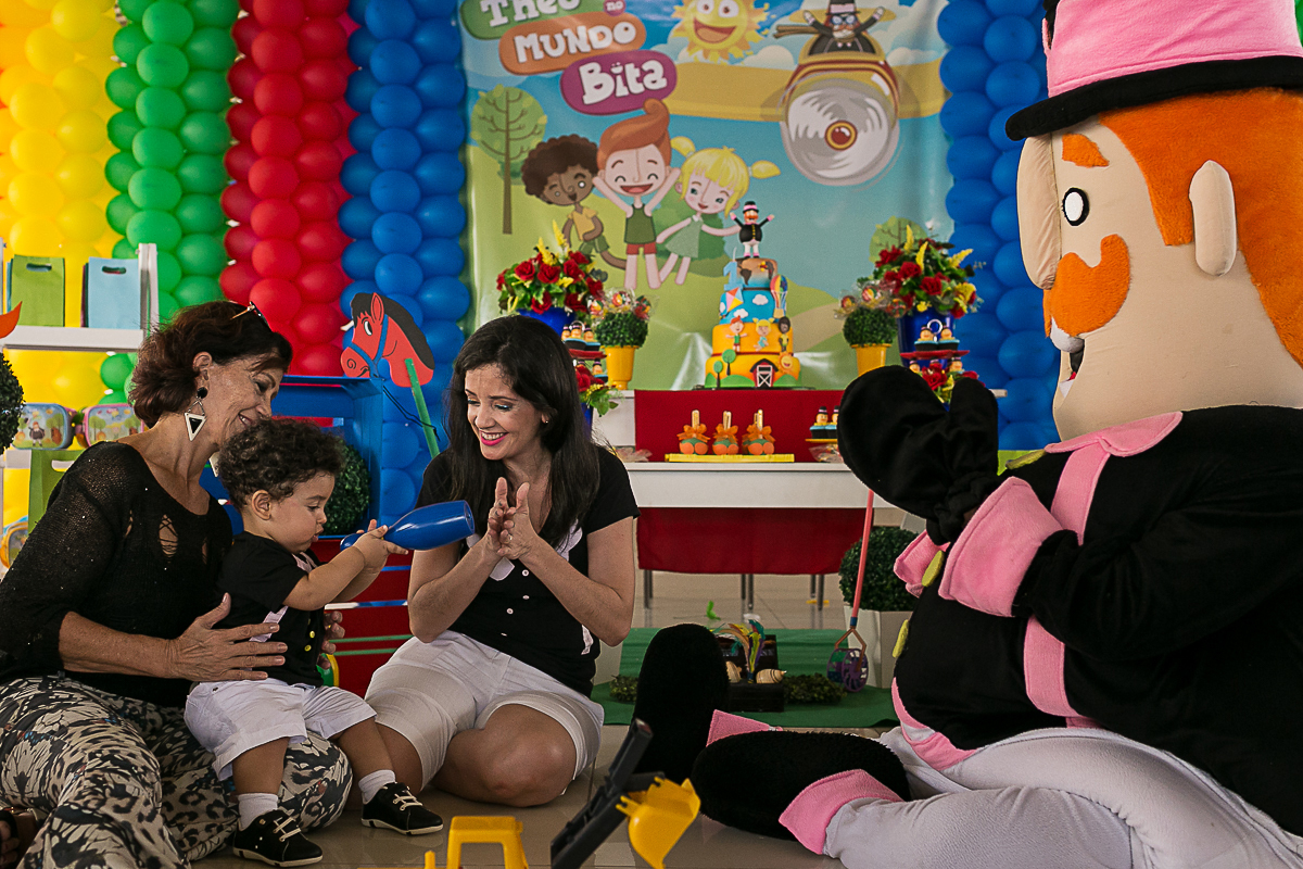 Fotografia aniversário 1 aninho Theo em Jaboatão feito pelo Super Click