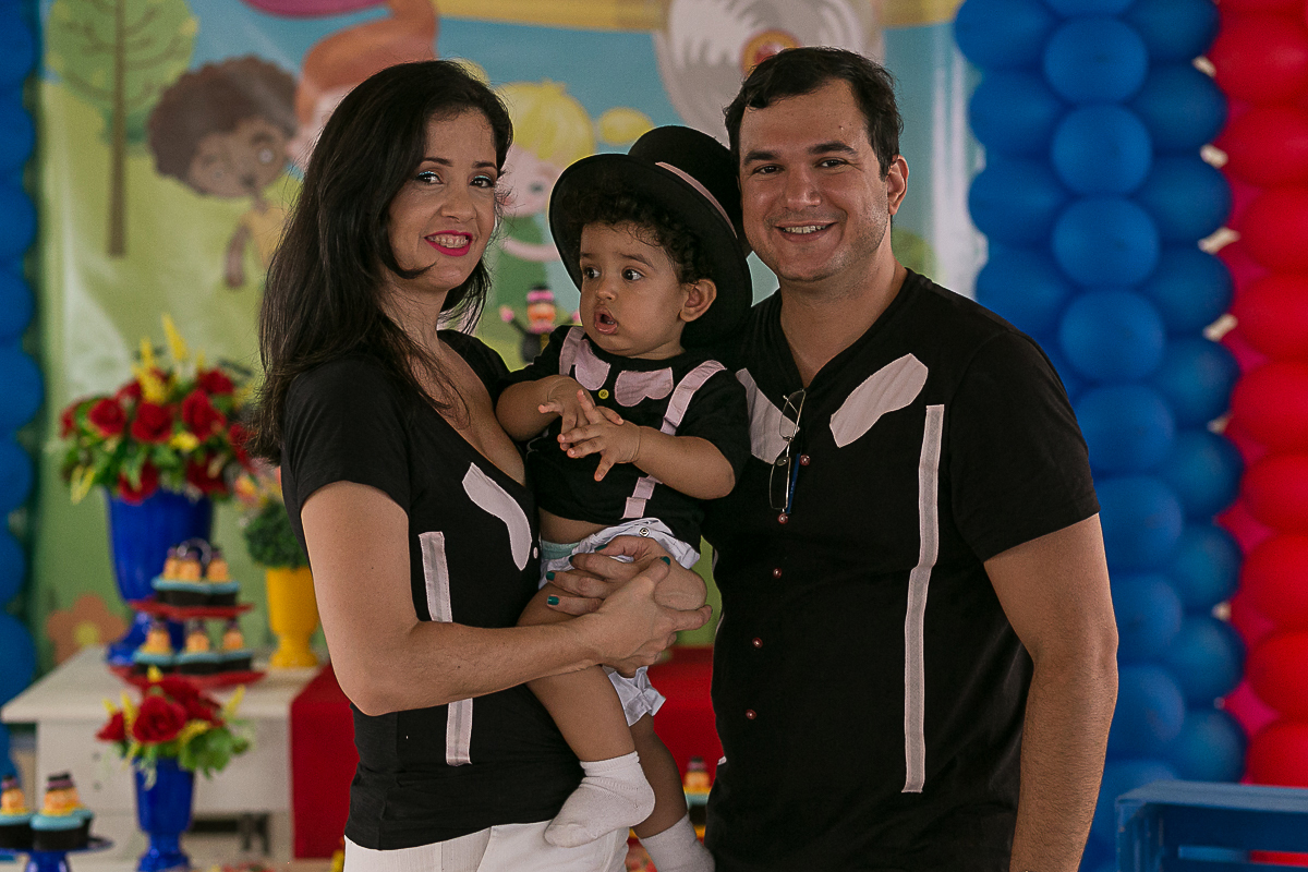 Fotografia aniversário 1 aninho Theo em Jaboatão feito pelo Super Click