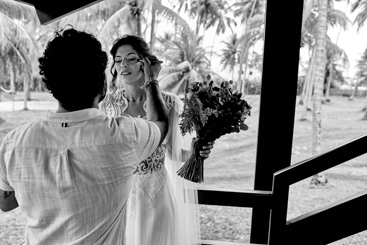 Casamento de Dia em Carneiros de Yurika e Lazaro, fotografia de casamento SuperClick