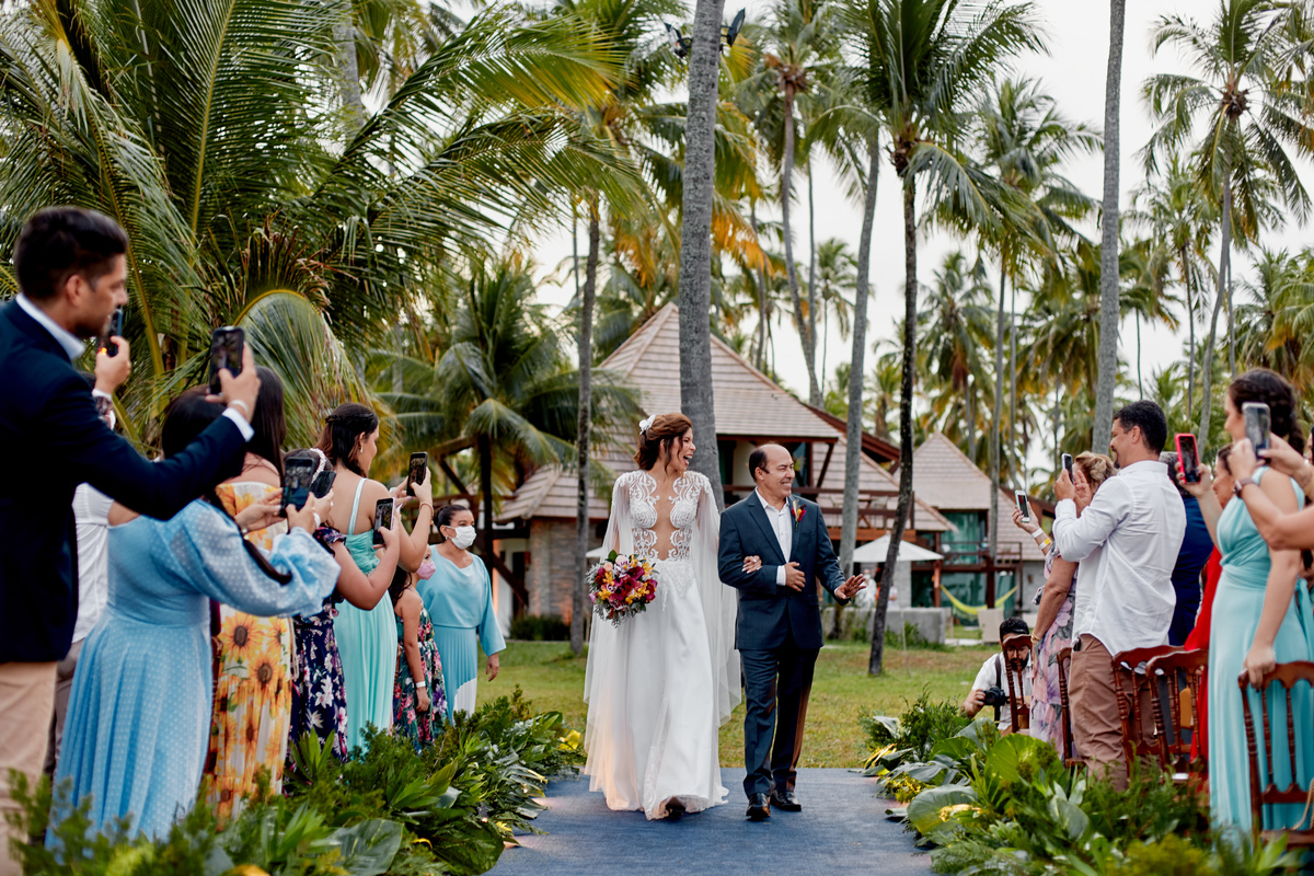 Casamento de Dia em Carneiros de Yurika e Lazaro, fotografia de casamento SuperClick