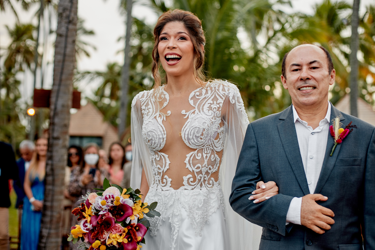 Casamento de Dia em Carneiros de Yurika e Lazaro, fotografia de casamento SuperClick