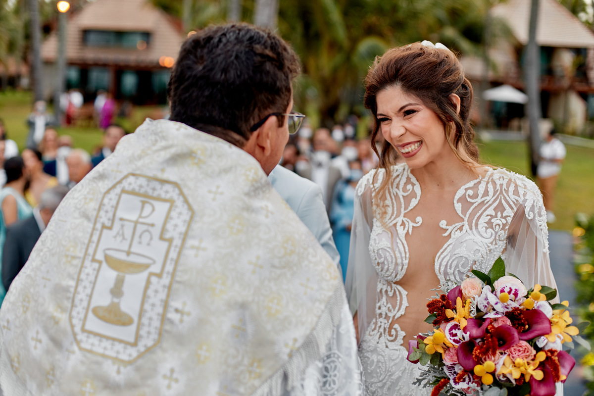 Casamento de Dia em Carneiros de Yurika e Lazaro, fotografia de casamento SuperClick