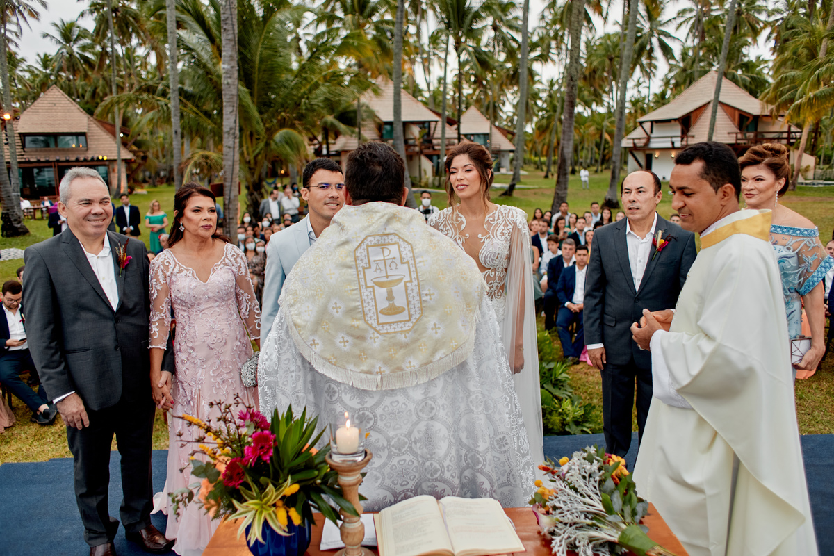Casamento de Dia em Carneiros de Yurika e Lazaro, fotografia de casamento SuperClick