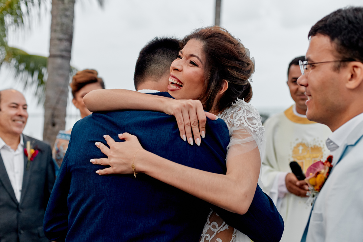 Casamento de Dia em Carneiros de Yurika e Lazaro, fotografia de casamento SuperClick