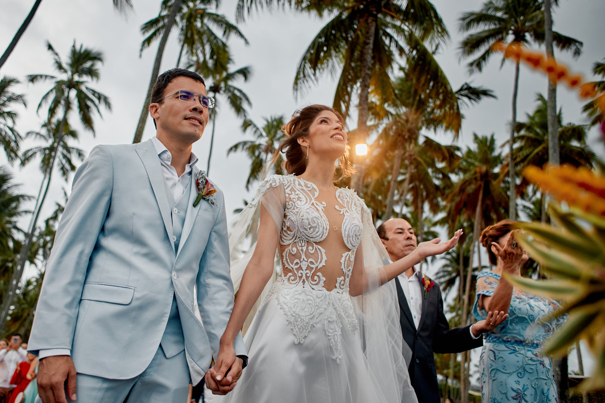 Casamento de Dia em Carneiros de Yurika e Lazaro, fotografia de casamento SuperClick