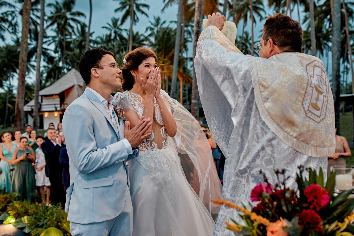Casamento de Dia em Carneiros de Yurika e Lazaro, fotografia de casamento SuperClick