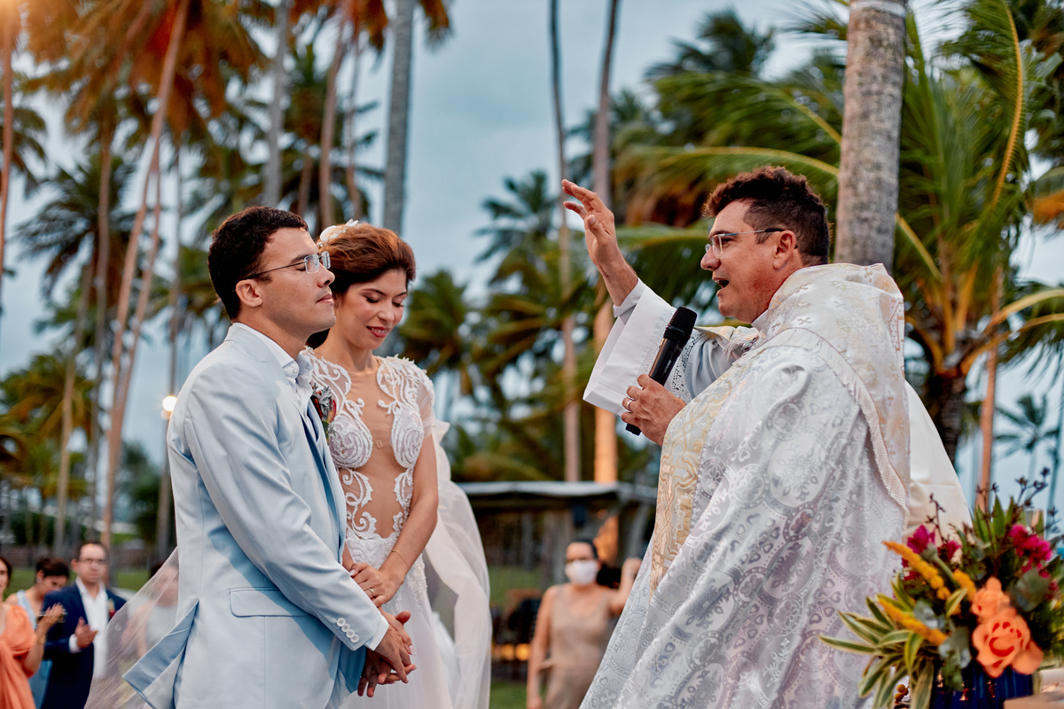 Casamento de Dia em Carneiros de Yurika e Lazaro, fotografia de casamento SuperClick