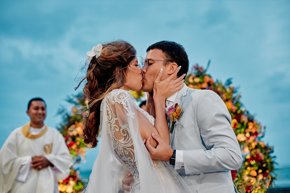 Casamento de Dia em Carneiros de Yurika e Lazaro, fotografia de casamento SuperClick