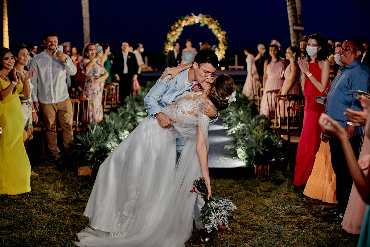 Casamento de Dia em Carneiros de Yurika e Lazaro, fotografia de casamento SuperClick