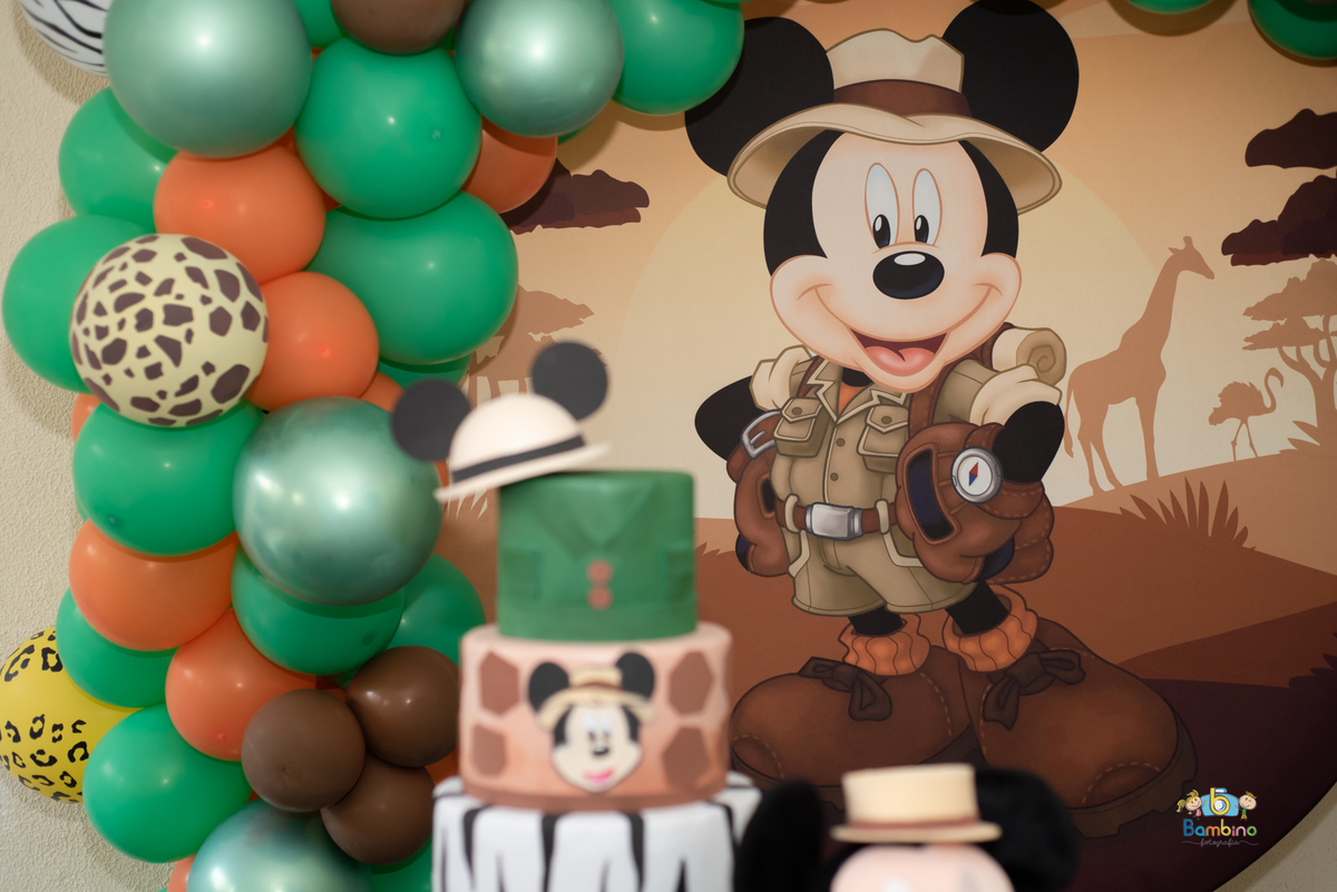 Decoração Infantil Mickey aventura
