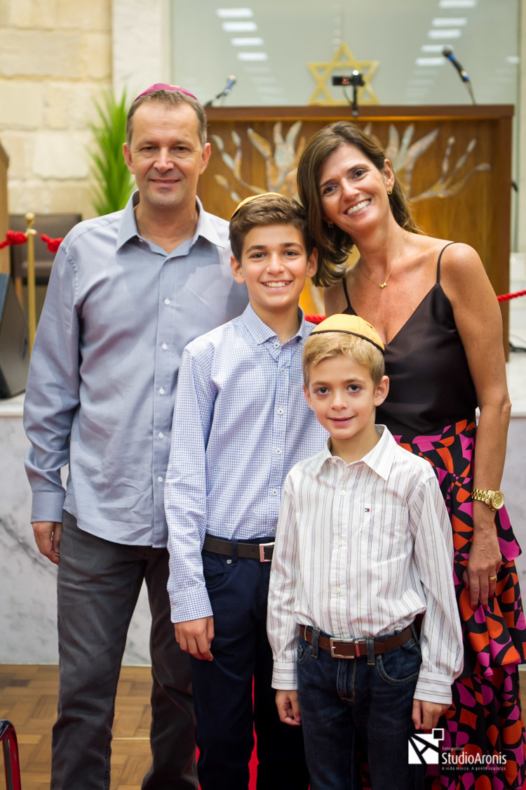 Fotos de família em Bar Mitzvah