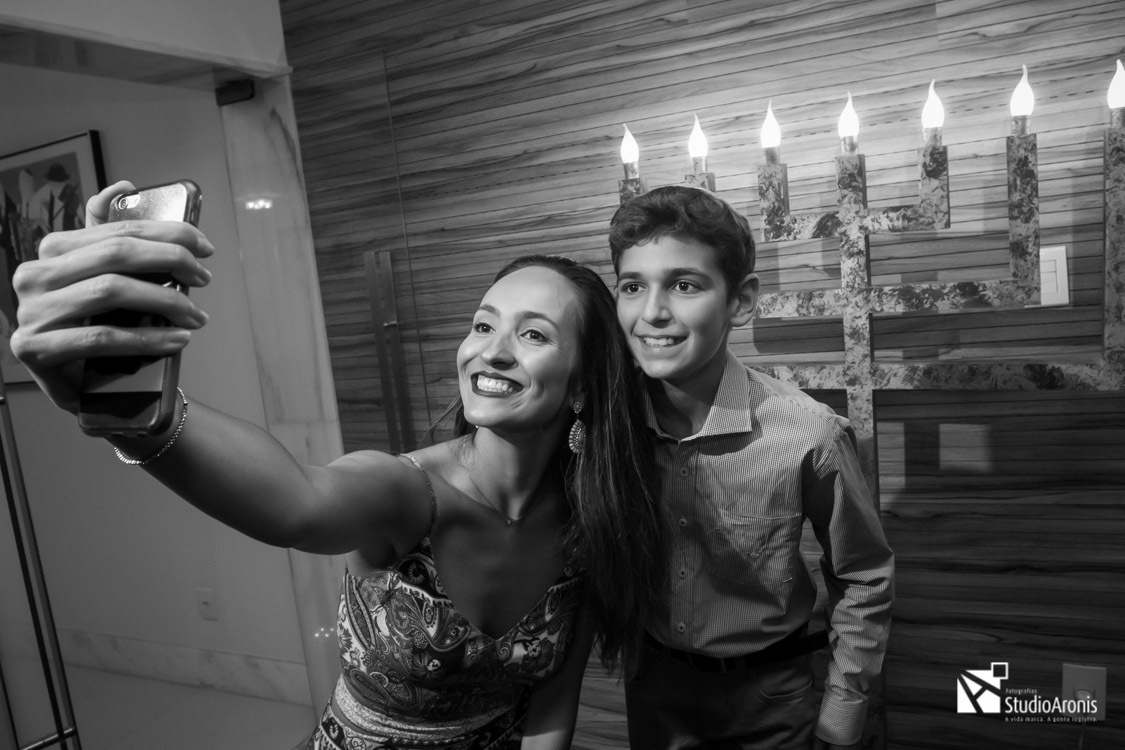 Fotos descontraídas de Bar Mitzva