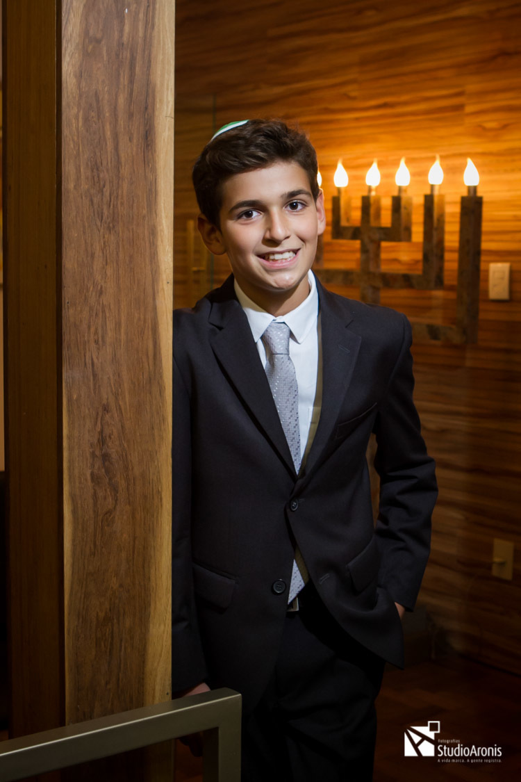 Fotos de Bar Mitzvah na Sinagoga