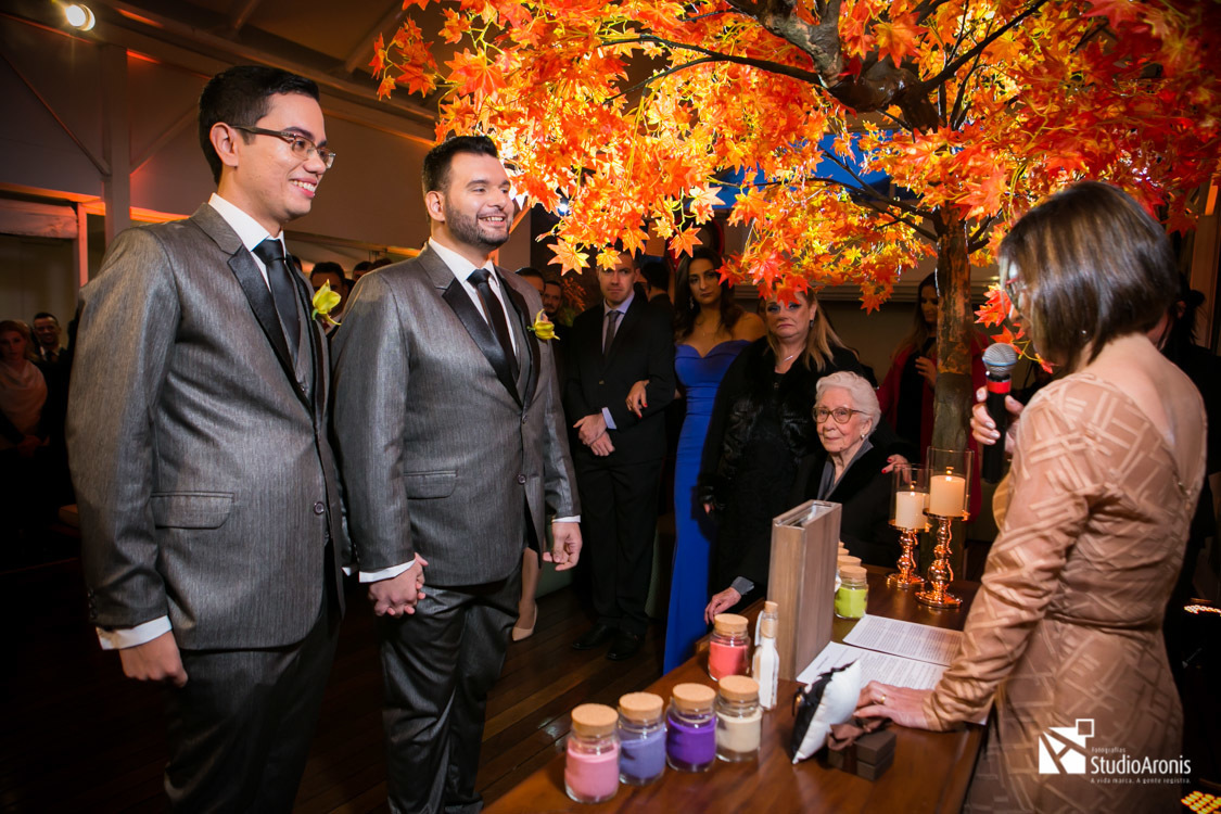 Celebração Casamento Homoafetivo - Celebrante Mariah Borba - Cerimônia das Areias