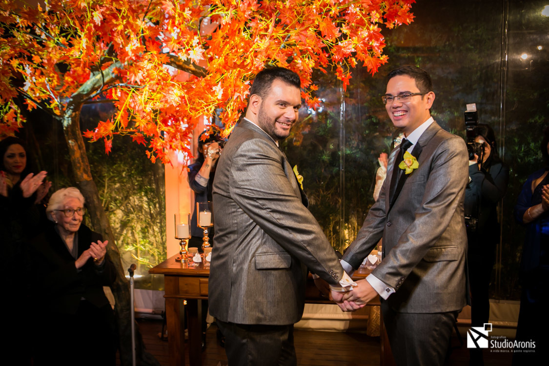 Felicidade do Casal - Casamento Lgbt