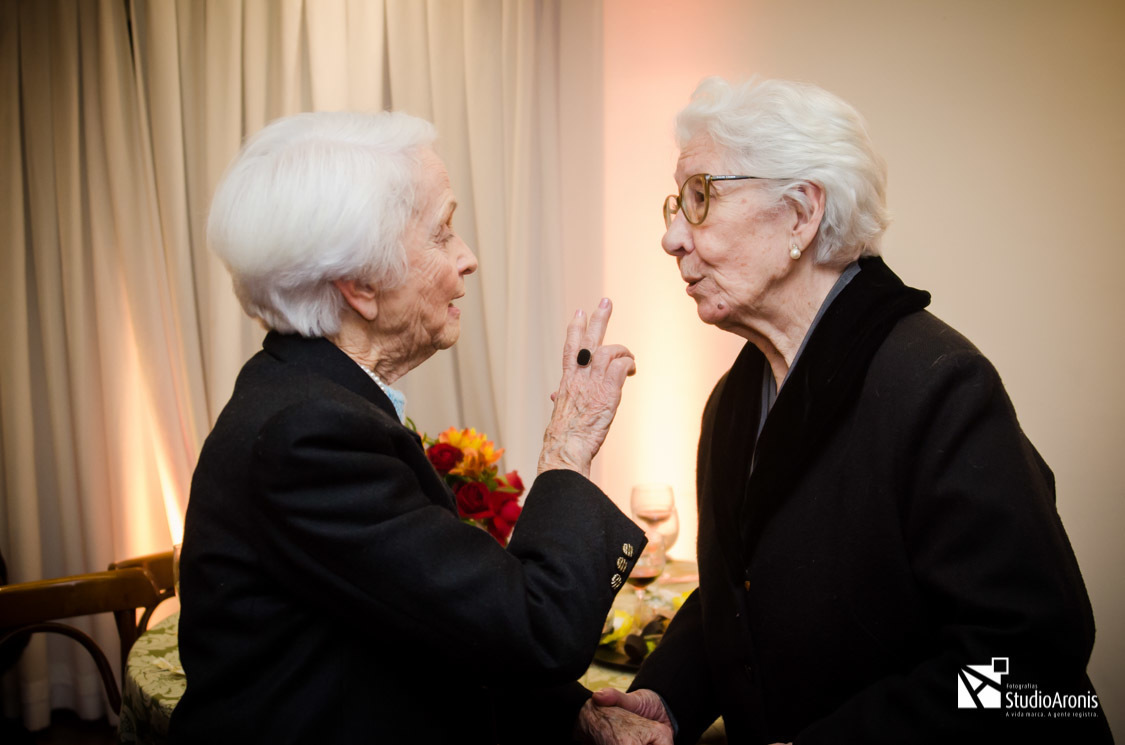 Avós durante casamento