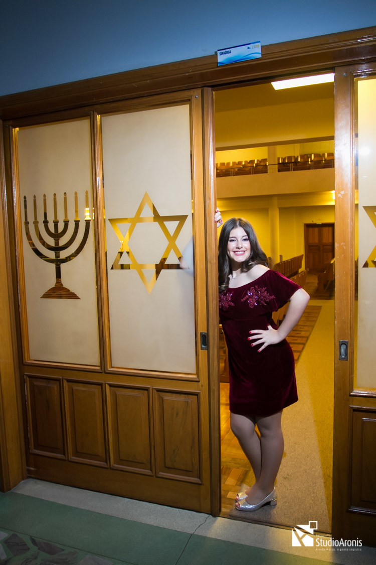 Fotografia de Bat Mitzvah Sinagoga Centro Israelita Porto Alegrense - Studio Aronis Fotografias