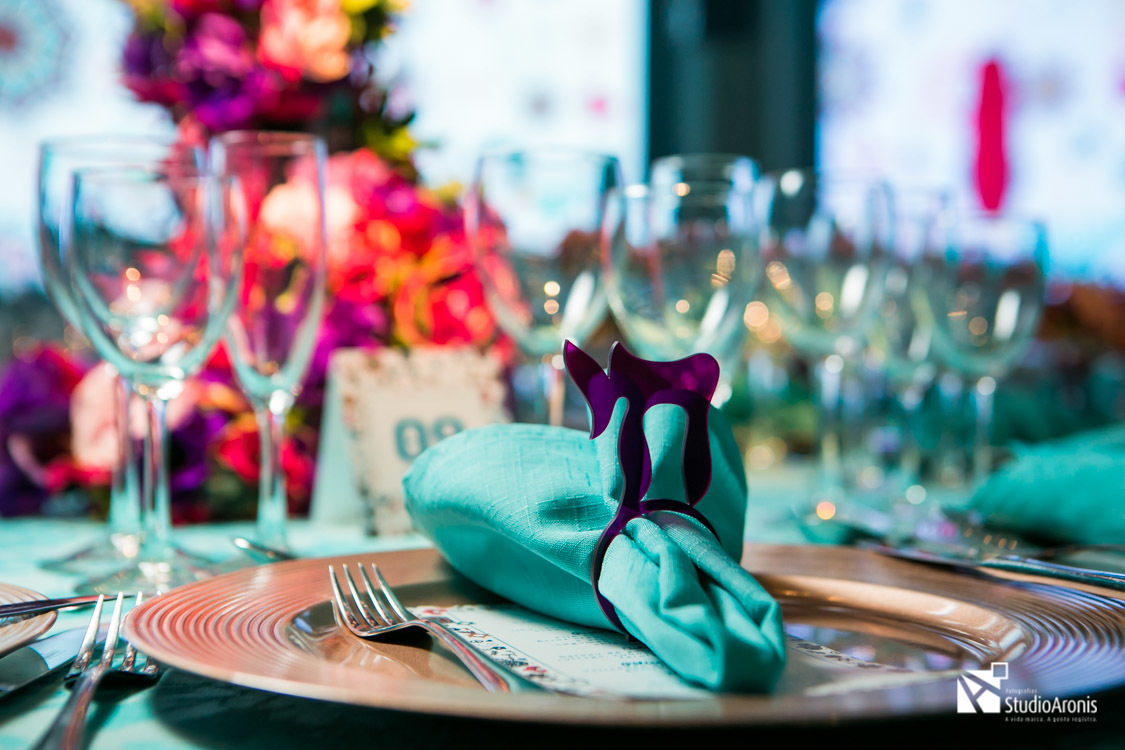 Porta Guardanapos jolie artes aplicadas - Símbolo Chai - Letra Hebraico - Festa Judaica