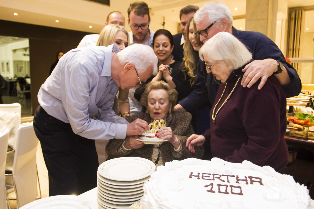 aniversário de 100 anos Hertha Spier