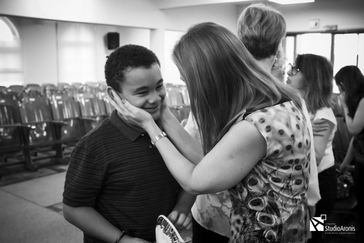 Fotos informais em preto e branco