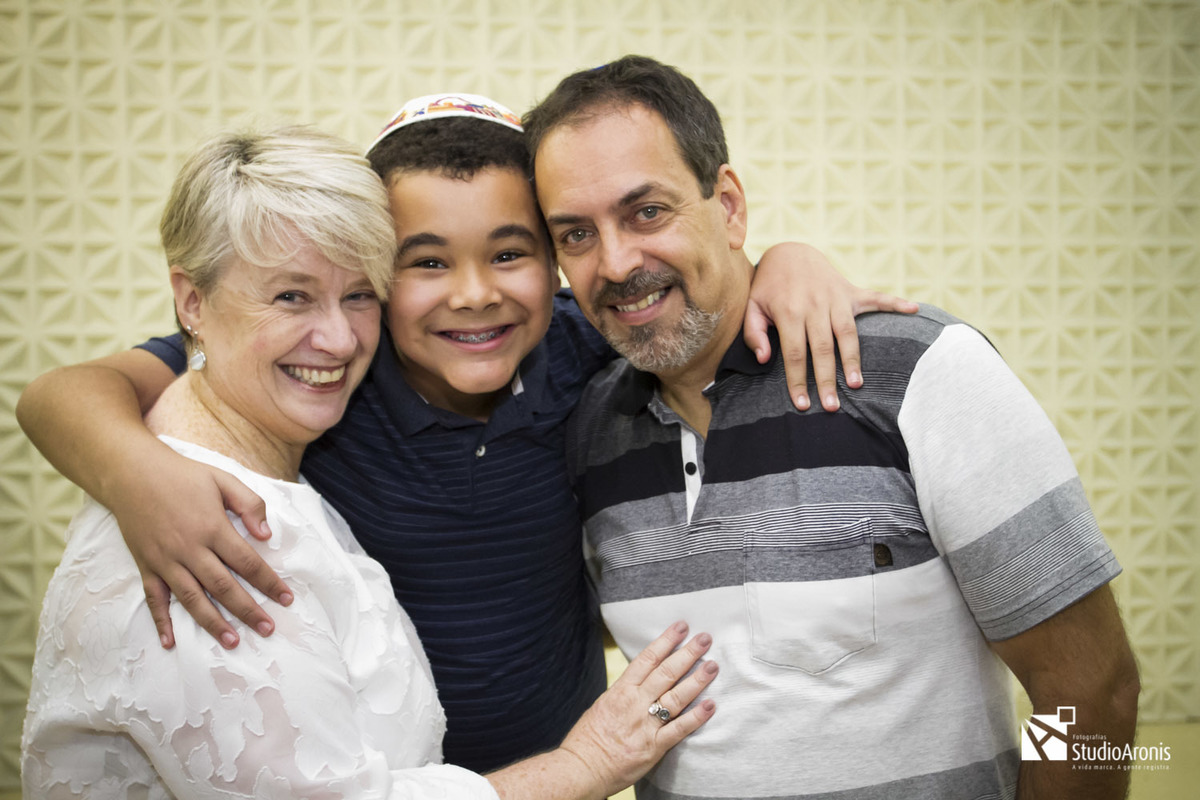 Família em Bar Mitzvah