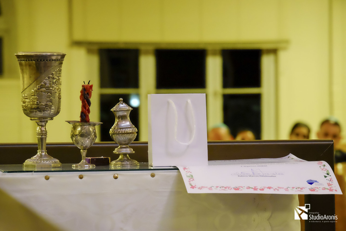 Judaísmo - Havdalá - Vela trançada - Sinagoga Centro israelita