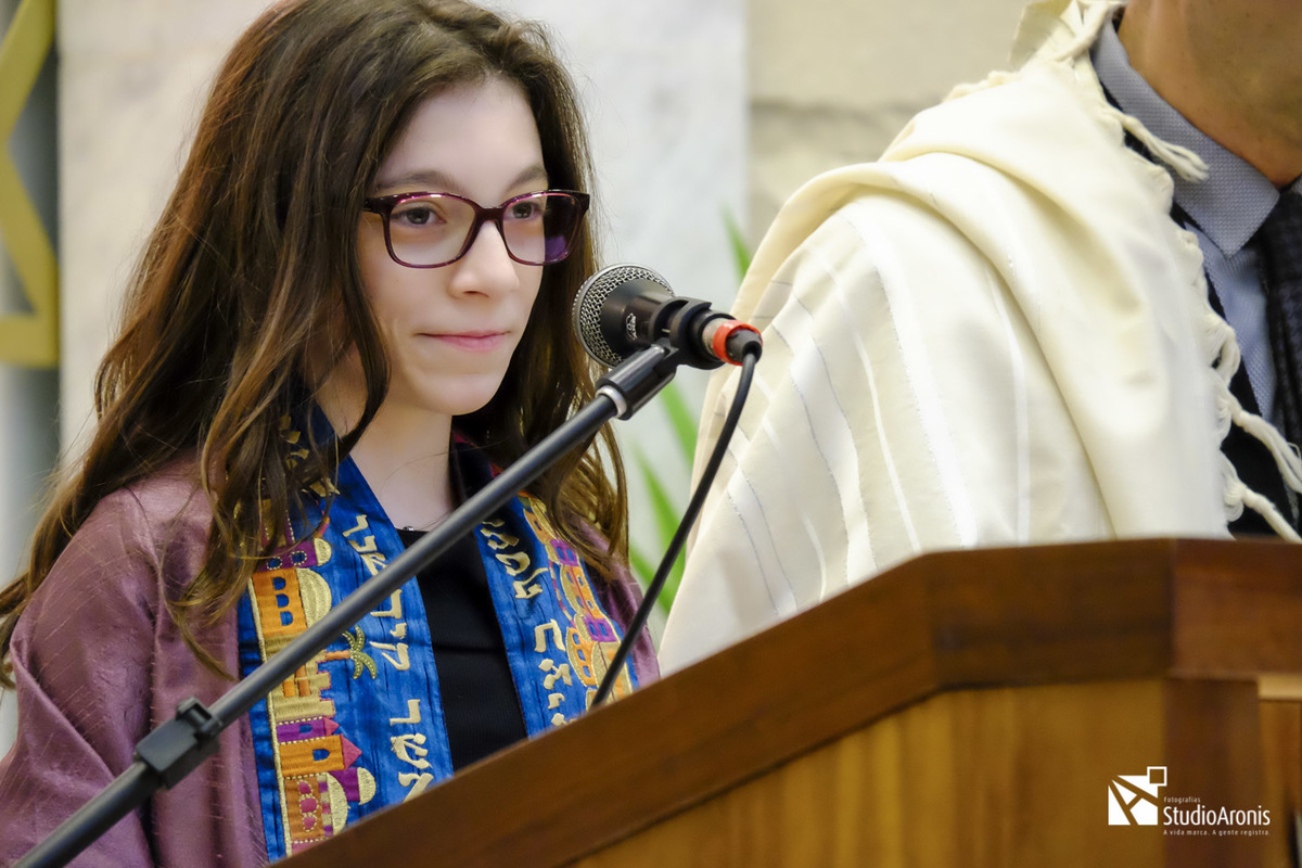 Bat Mitzvah Singagoga Sibra Porto Alegre Rio Grande do Sul Brasil Estrela de David Judaísmo Cerimônia Judaica Studio Aronis Talid