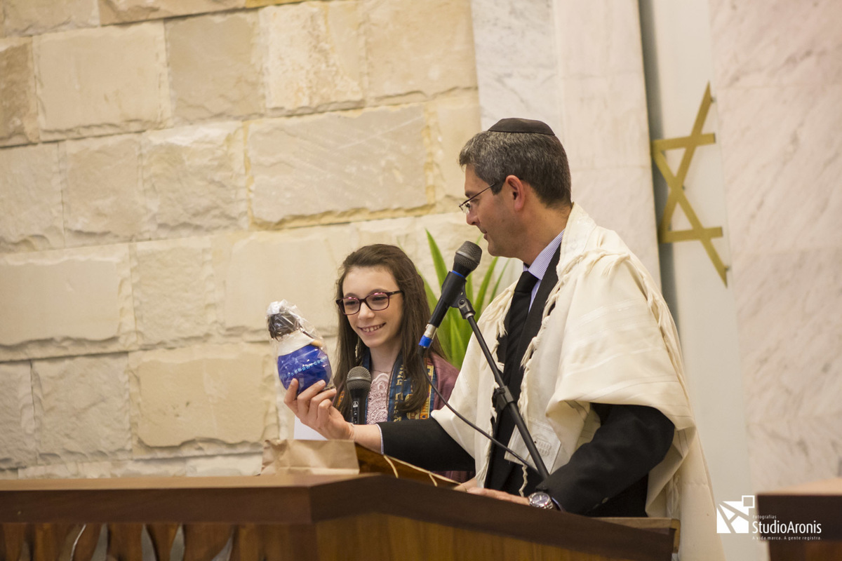 Cerimônia de bat mitzvah sinagoga em porto alegre brasil rabino guershon