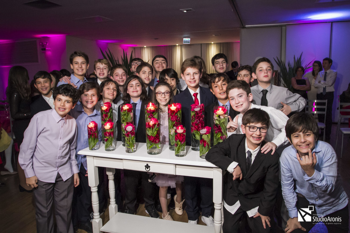 cerimônia das velas em festa de batmitzva na sogipa em porto alegre fotos studio aronis