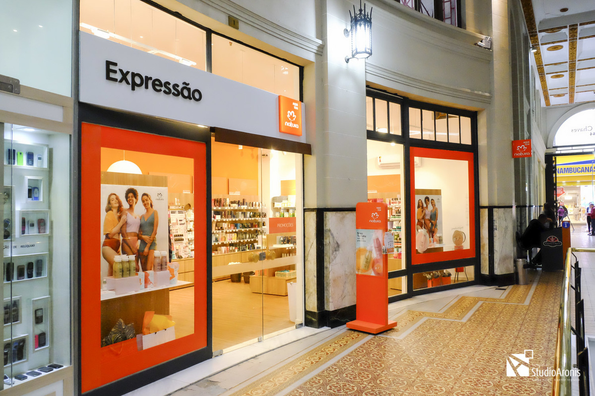 Inauguração Franquia Loja Natura em Porto Alegre Galeria Chaves Expressão Aqui tem Natura