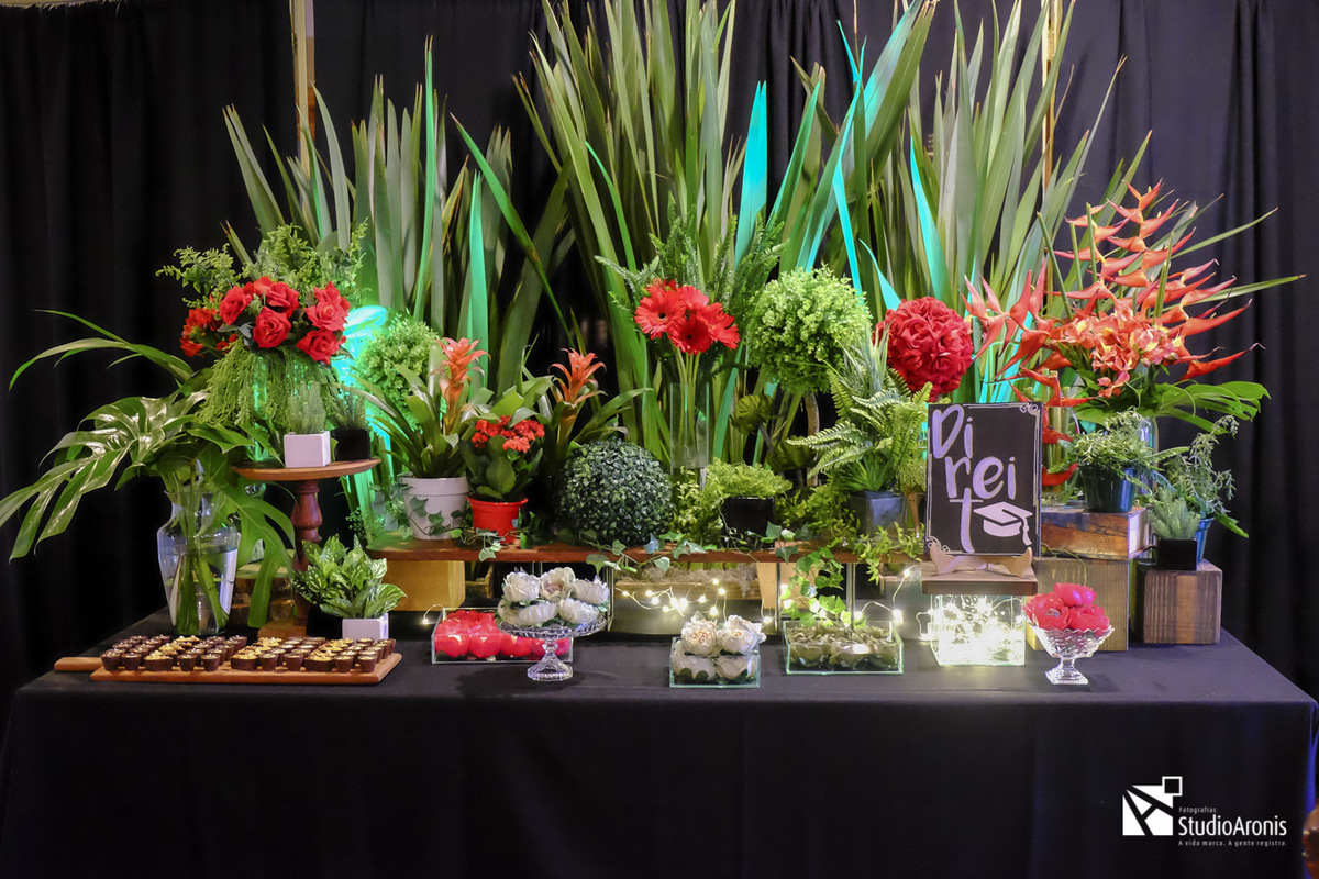 Mesa de doces recepção formatura direito em porto alegre - fotografias studio aronis