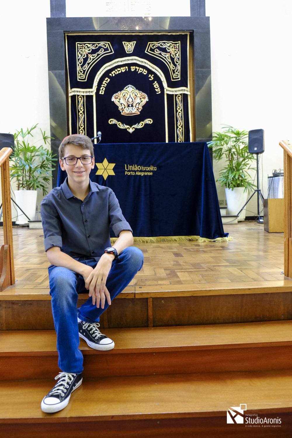Bar Mitzvah - Sinagoga União Israelita - Porto Alegre - Bar Mitzva - Studio Aronis - Fotos - Judaísmo - Judaico - Tradição