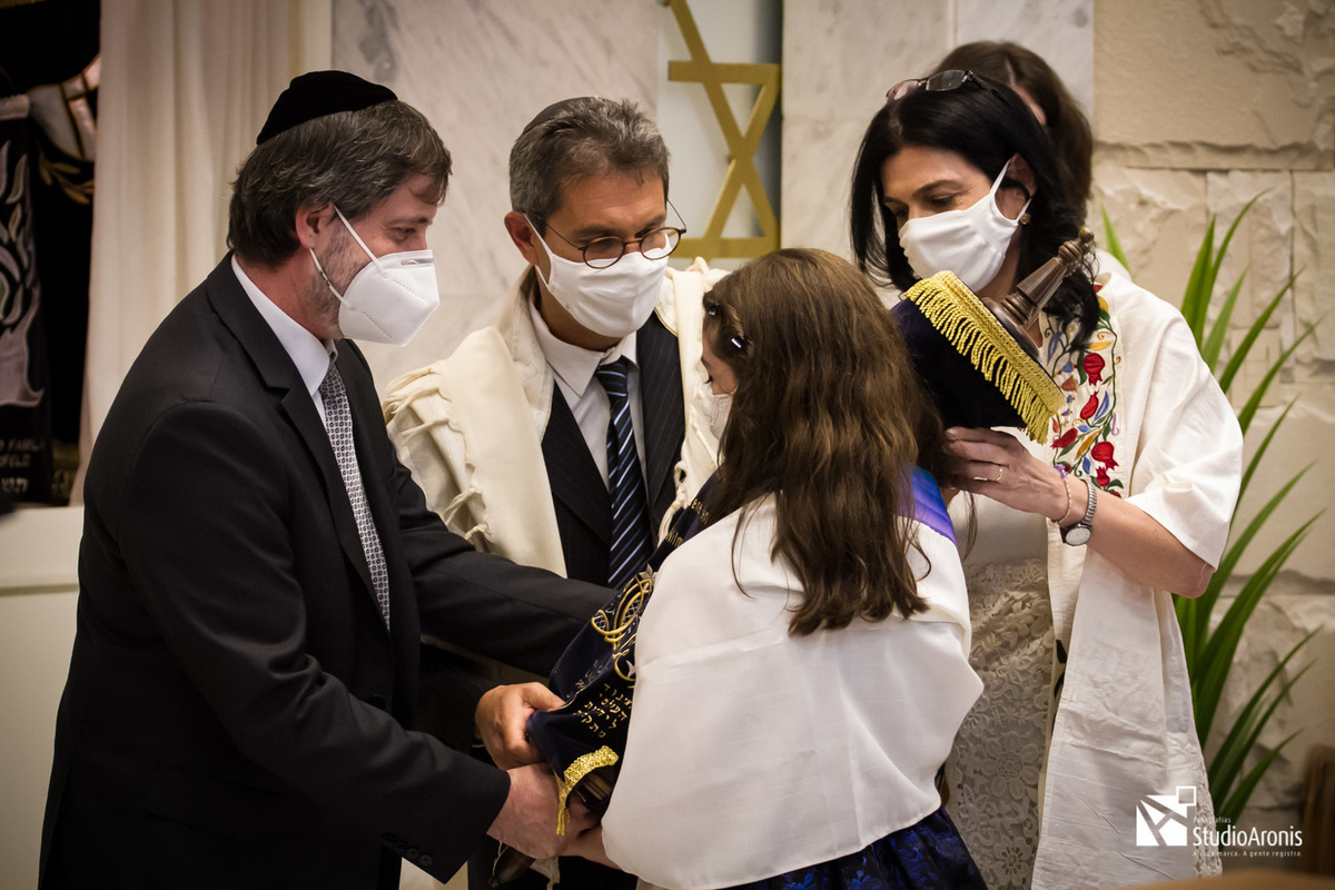 Cerimônia de Bat Mitzvah Sinagoga Sibra Porto Alegre Studio Aronis Rabino Guershon