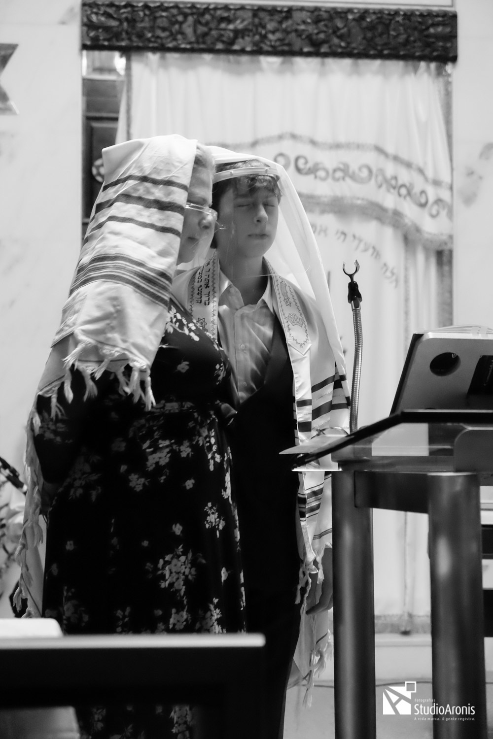 Benção Judaica em Bar Mitzvah Sinagoga Centro Israelita Porto Alegre 