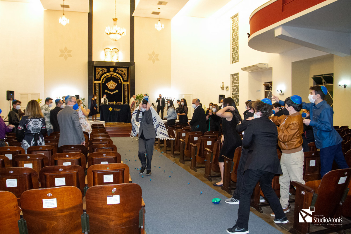 Chuva de balas em cerimônia judaica de bar mitzvah sinagoga união israelita porto alegre