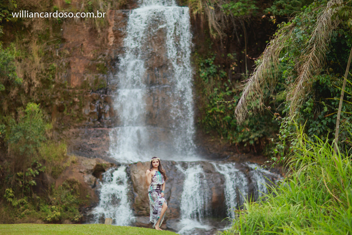 Fifteen Book , cachoeira queda dagua