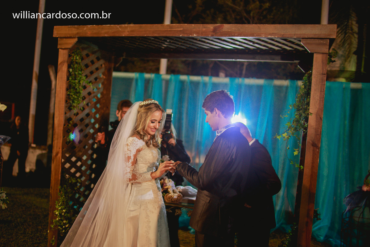 Casamento ao ar livre