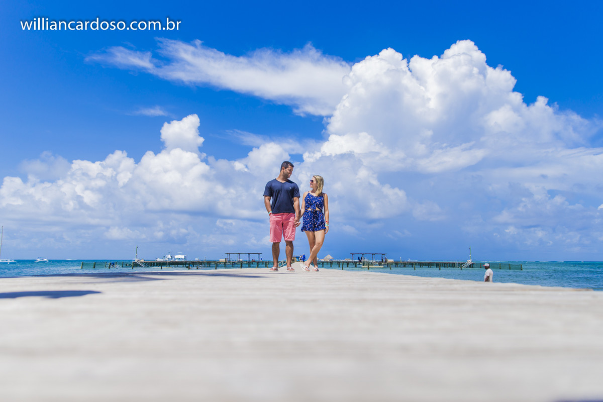 Fotografo de casamentos em Unai, minas gerais, realiza ensaio pos casamento no mar do caribe, em punta cana na republica dominicana