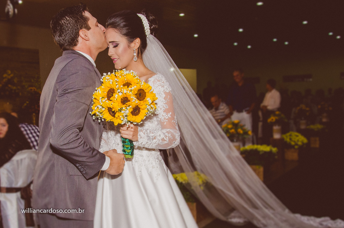 casamentos com girasol, buque de girasol