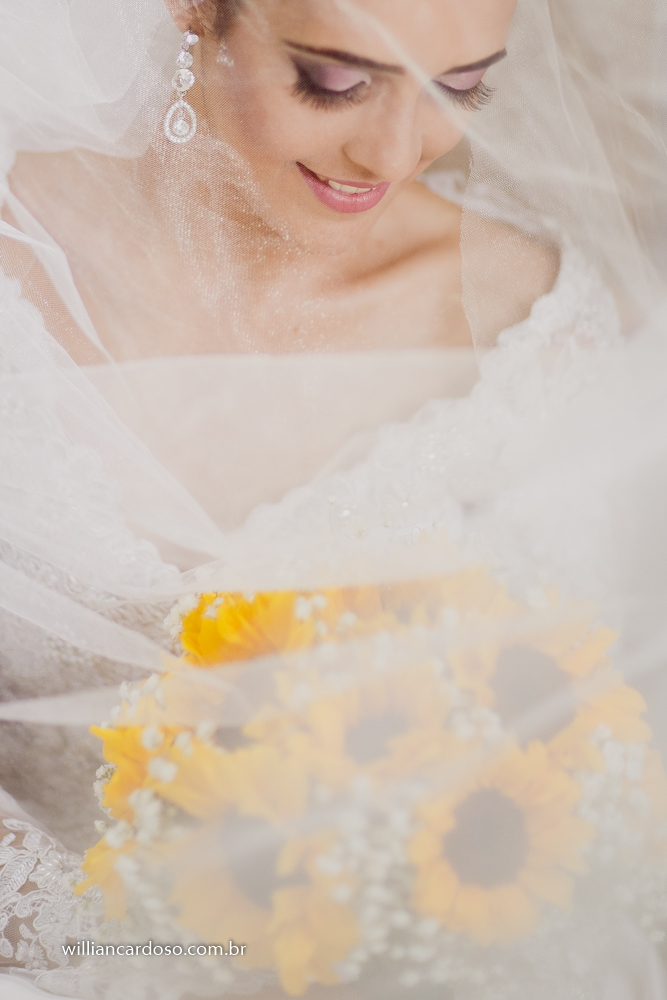 buque de girasol, buque de noiva