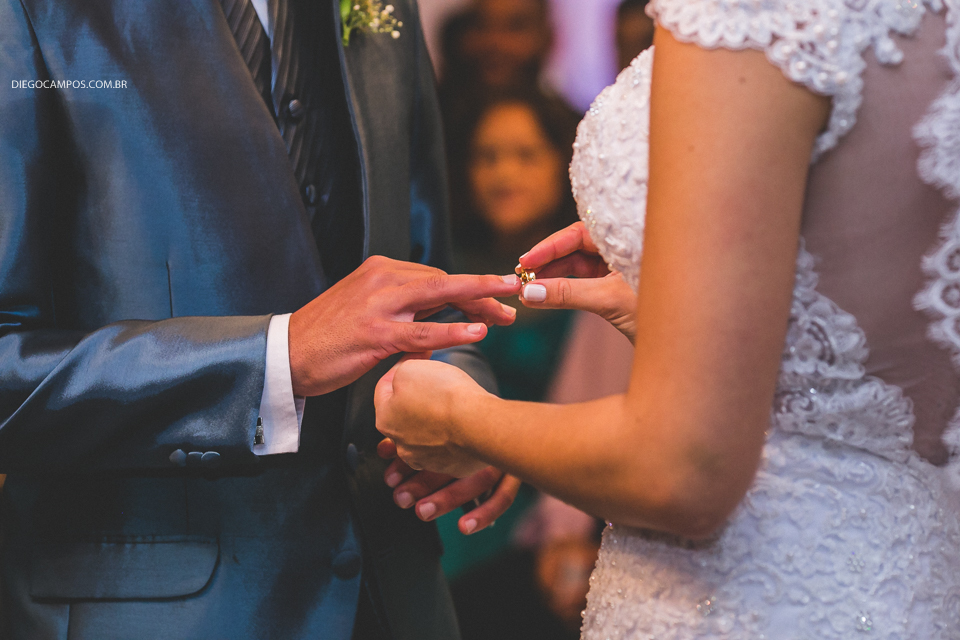 casamento em Florianópolis, troca das alianças