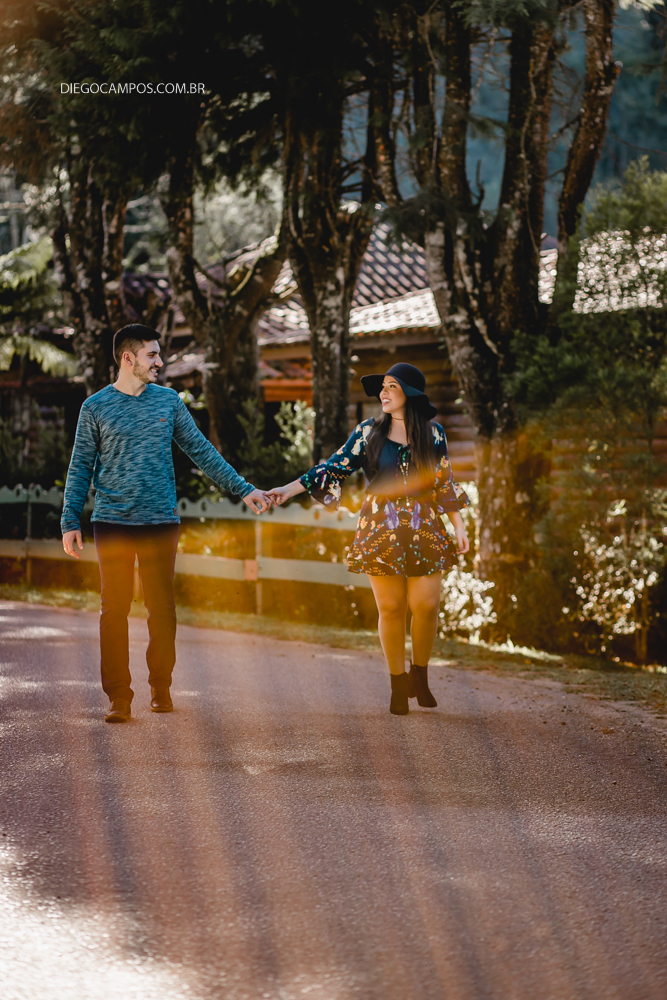 pré wedding na serra, sessão de fotos no inverno, book de noivos