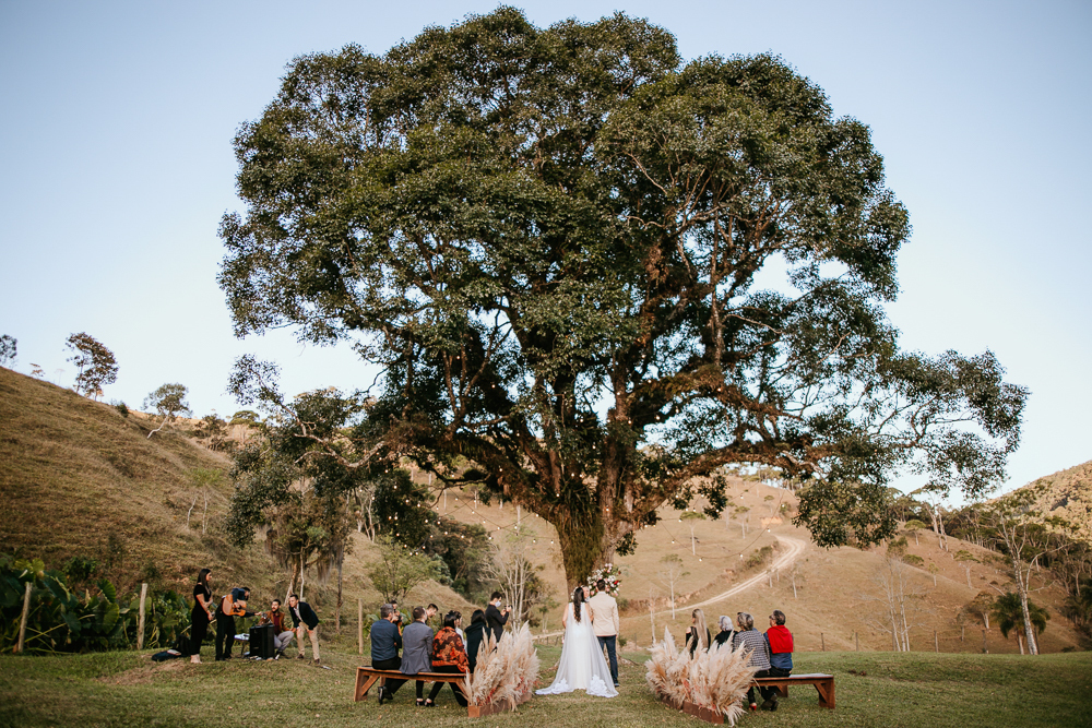 casamento ao ar livre