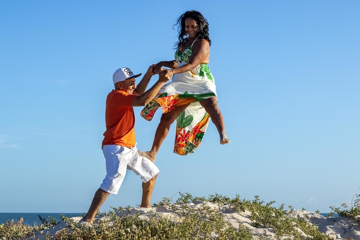 Ensaio de Casal na Praia - realizada na Praia de Camapum - Macau RN - por Paulo Rafael Foto