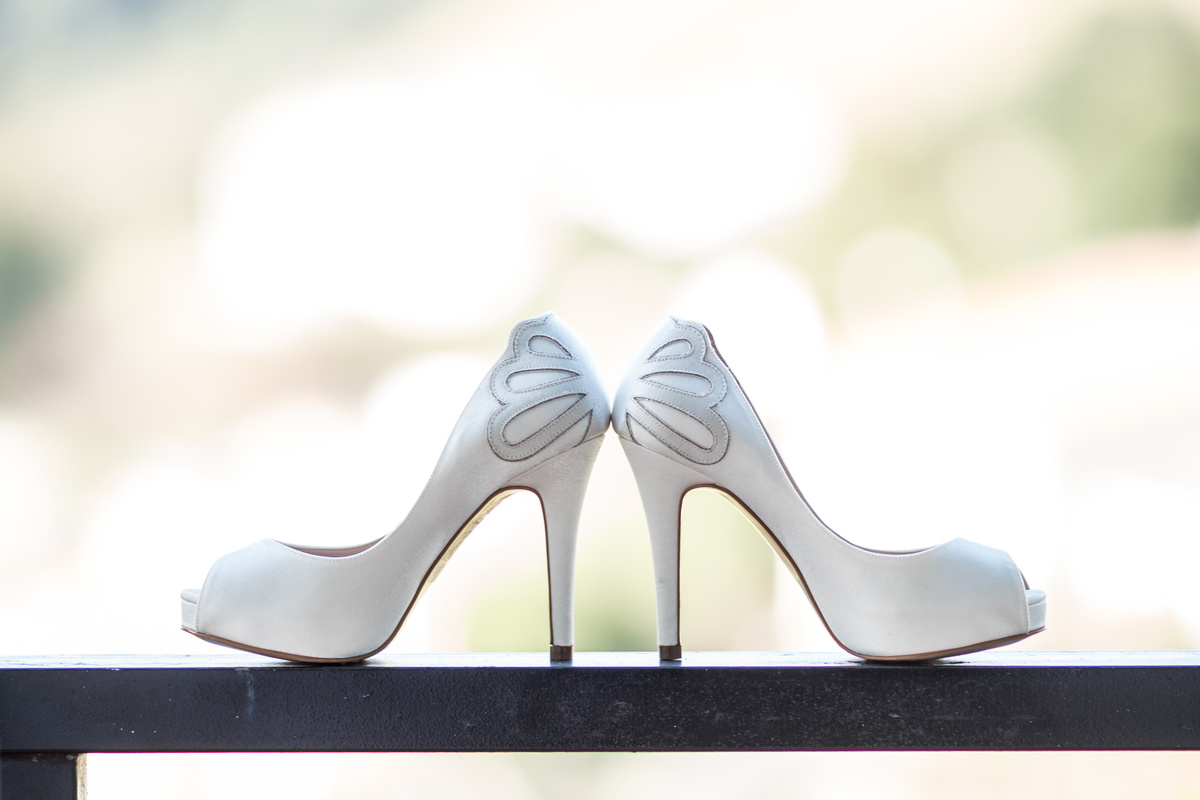 sapatos making of noiva